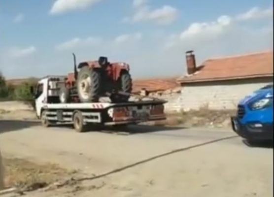 Cumhurbaşkanın Talimatına Rağmen Çiftçinin  Traktörüne  Haciz!