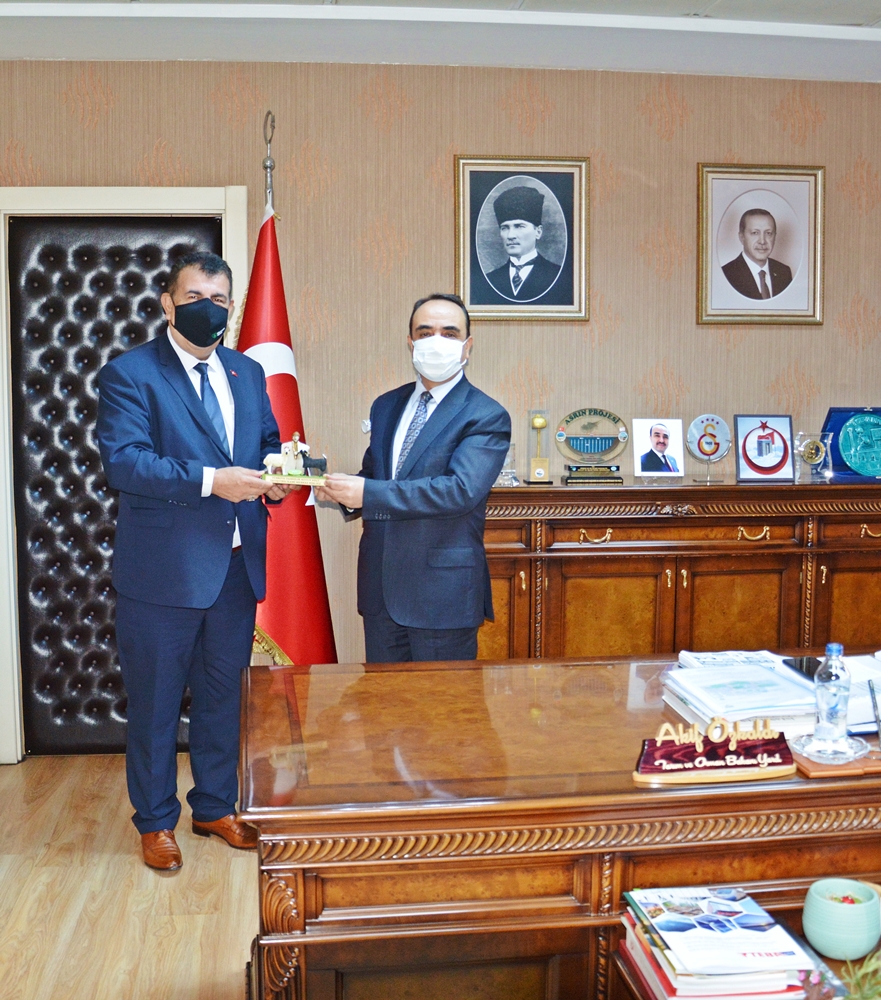 Başkan  Çelik, Bakan Yardımcısı Özkaldı'ya İade-İ Ziyarette Bulundu