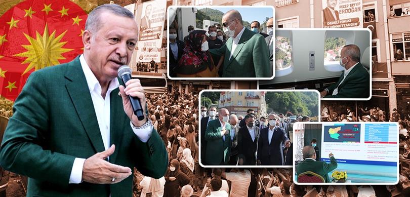 Cumhurbaşkanı Recep Tayyip Erdoğan Giresun’da İncelemelerde Bulundu